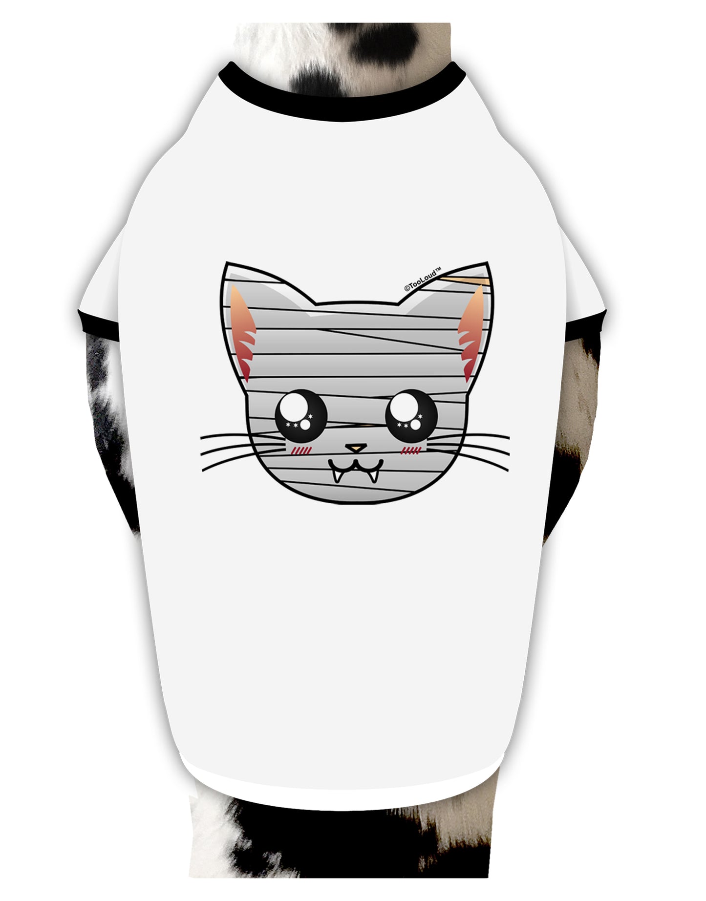 Mummy Kitty Dog Shirt by TooLoud-Dog Shirt-TooLoud-White-with-Black-Small-Davson Sales