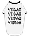 Vegas - Vegas Style Show Lights Stylish Cotton Dog Shirt by TooLoud-Dog Shirt-TooLoud-White-with-Black-Small-Davson Sales