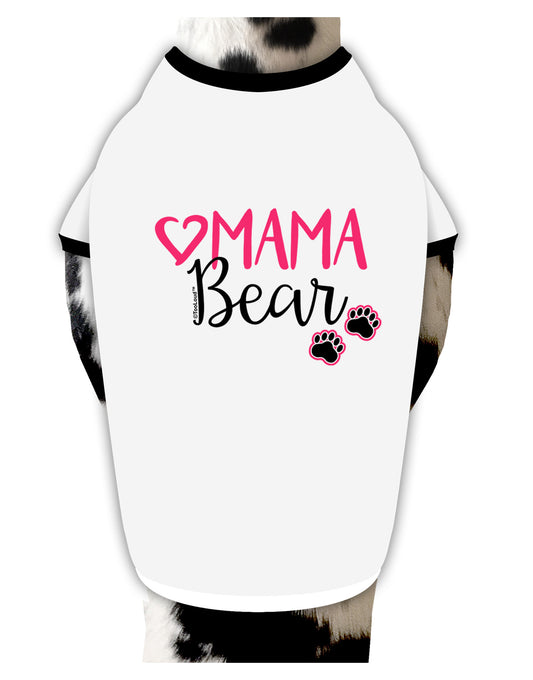 Mama Bear Paws Dog Shirt-Dog Shirt-TooLoud-White-with-Black-Small-Davson Sales