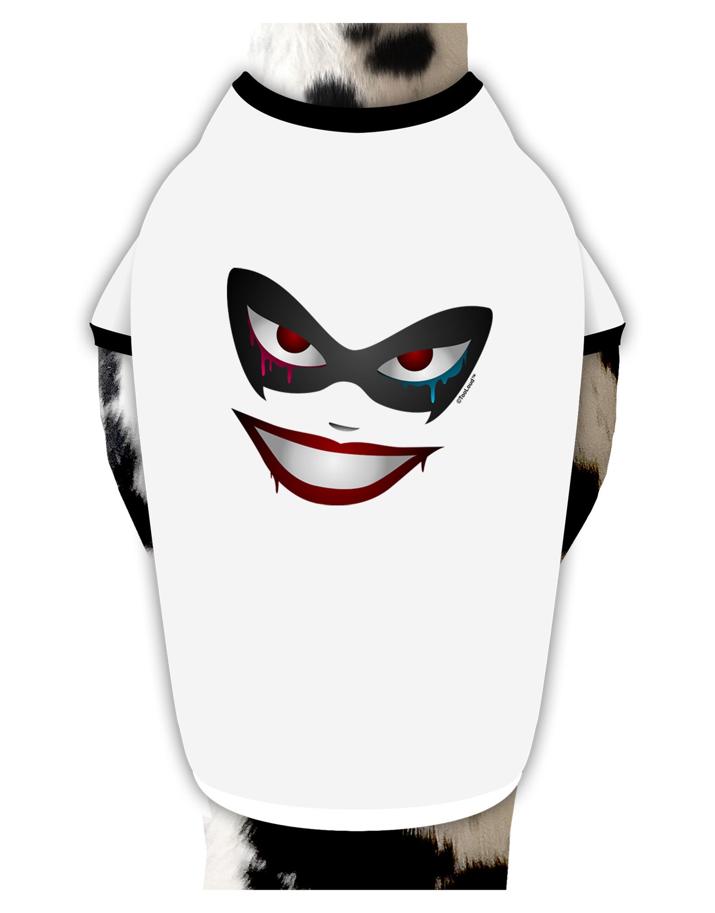 Lil Monster Mask Dog Shirt-Dog Shirt-TooLoud-White-with-Black-Small-Davson Sales