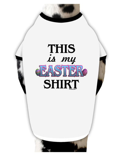 This Is My Easter Shirt Dog Shirt-Dog Shirt-TooLoud-White-with-Black-Small-Davson Sales