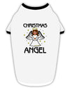 Christmas Angel Stylish Cotton Dog Shirt-Dog Shirt-TooLoud-White-with-Black-Small-Davson Sales