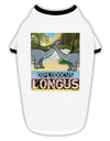Diplodocus Longus - With Name Stylish Cotton Dog Shirt-Dog Shirt-TooLoud-White-with-Black-Small-Davson Sales