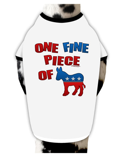 One Fine Piece Of - Democrat Stylish Cotton Dog Shirt-Dog Shirt-TooLoud-White-with-Black-Small-Davson Sales