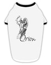 Orion Illustration Stylish Cotton Dog Shirt-Dog Shirt-TooLoud-White-with-Black-Small-Davson Sales