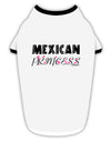 Mexican Princess - Cinco de Mayo Stylish Cotton Dog Shirt by TooLoud-Dog Shirt-TooLoud-White-with-Black-Small-Davson Sales