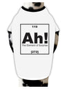 Ah the Element of Surprise Funny Science Dog Shirt by TooLoud