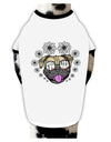 TooLoud Pug Life Hippy Dog Shirt-Dog Shirt-TooLoud-White-with-Black-Small-Davson Sales