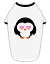 Cute Penguin - Heart Eyes Stylish Cotton Dog Shirt by TooLoud