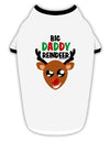 Big Daddy Reindeer Matching Deer Stylish Cotton Dog Shirt-Dog Shirt-TooLoud-White-with-Black-Small-Davson Sales