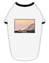 CO Sunset Cliffs Stylish Cotton Dog Shirt-Dog Shirt-TooLoud-White-with-Black-Small-Davson Sales