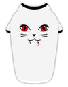 Vamp Kitty Stylish Cotton Dog Shirt-Dog Shirt-TooLoud-White-with-Black-Small-Davson Sales