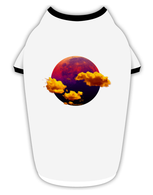 Moon Dream Venus Stylish Cotton Dog Shirt-Dog Shirt-TooLoud-White-with-Black-Small-Davson Sales