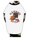 TooLoud Hawkins AV Club Dog Shirt-Dog Shirt-TooLoud-White-with-Black-Small-Davson Sales