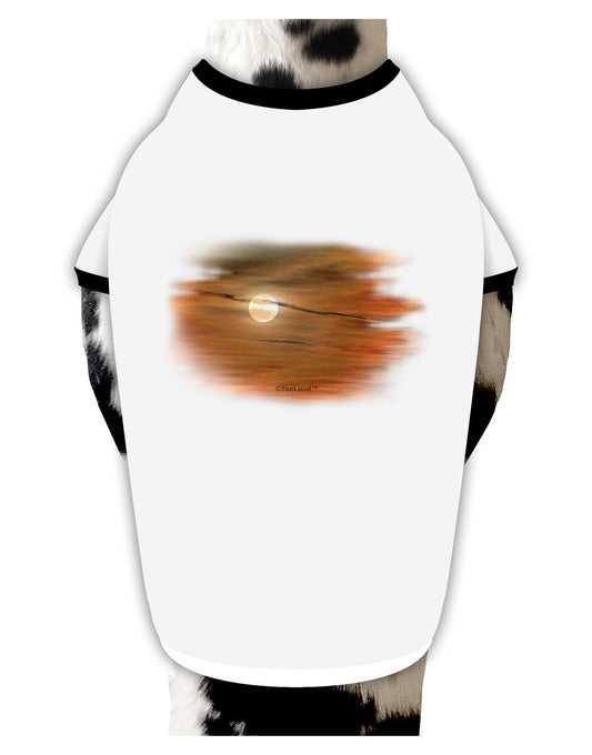 Hazy Moon Dog Shirt-Dog Shirt-TooLoud-White-with-Black-Small-Davson Sales
