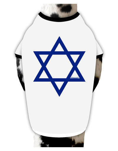 Jewish Star of David Dog Shirt by TooLoud-Dog Shirt-TooLoud-White-with-Black-Small-Davson Sales