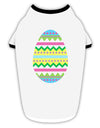 Colorful Easter Egg Stylish Cotton Dog Shirt-Dog Shirt-TooLoud-White-with-Black-Small-Davson Sales