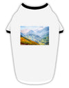 Colorado Fog Mountains Stylish Cotton Dog Shirt-Dog Shirt-TooLoud-White-with-Black-Small-Davson Sales