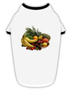 Fruit Basket Still Life Stylish Cotton Dog Shirt-Dog Shirt-TooLoud-White-with-Black-Small-Davson Sales