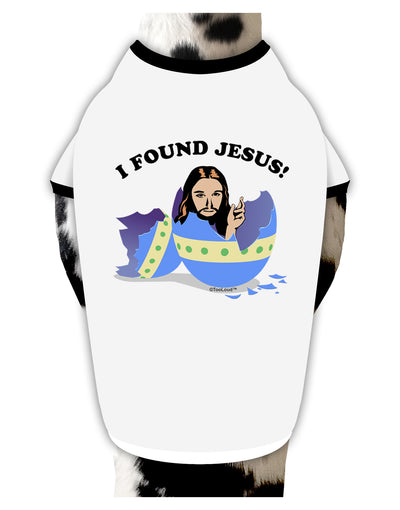 I Found Jesus - Easter Egg Dog Shirt-Dog Shirt-TooLoud-White-with-Black-Small-Davson Sales