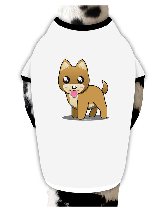 Kawaii Standing Puppy Dog Shirt-Dog Shirt-TooLoud-White-with-Black-Small-Davson Sales
