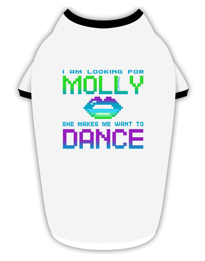 Looking For Molly Stylish Cotton Dog Shirt-Dog Shirt-TooLoud-White-with-Black-Small-Davson Sales