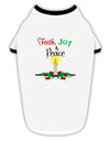 Christmas Candle with Text Stylish Cotton Dog Shirt-Dog Shirt-TooLoud-White-with-Black-Small-Davson Sales