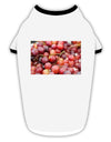 Buy Local - Grapes Stylish Cotton Dog Shirt-Dog Shirt-TooLoud-White-with-Black-XL-Davson Sales