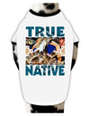 True Native American Dog Shirt-Dog Shirt-TooLoud-White-with-Black-Small-Davson Sales