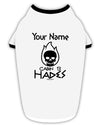 Personalized Cabin 13 Hades Stylish Cotton Dog Shirt-Dog Shirt-TooLoud-White-with-Black-Small-Davson Sales