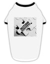 Autism Awareness - Puzzle Black & White Stylish Cotton Dog Shirt-Dog Shirt-TooLoud-White-with-Black-Small-Davson Sales