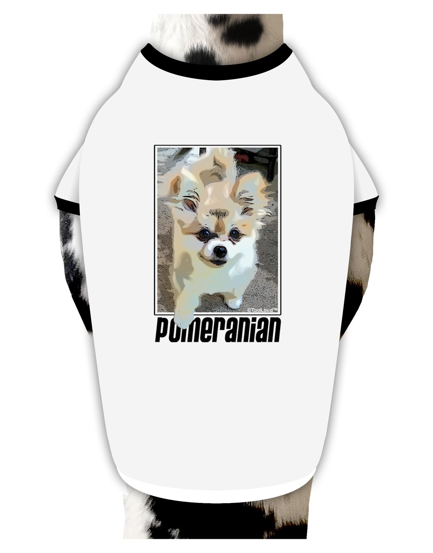 Pomeranian Step Out Dog Shirt by TooLoud-Dog Shirt-TooLoud-White-with-Black-Small-Davson Sales