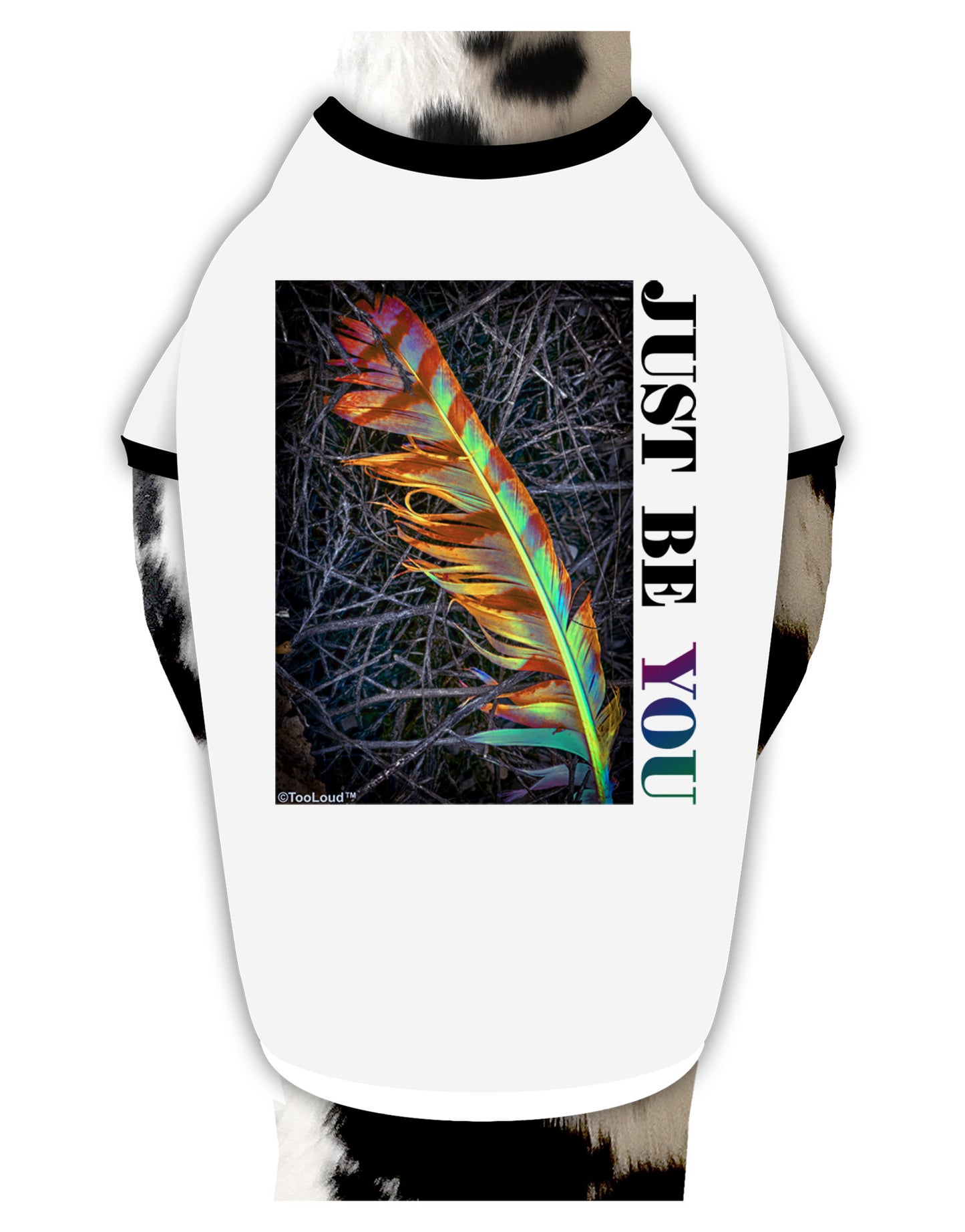 Just Be You - Unique Dog Shirt-Dog Shirt-TooLoud-White-with-Black-Small-Davson Sales