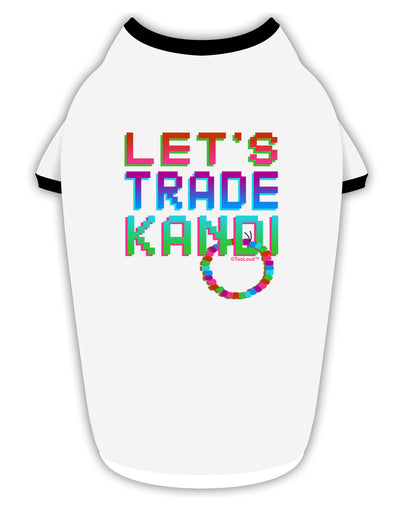 Let's Trade Kandi Stylish Cotton Dog Shirt-Dog Shirt-TooLoud-White-with-Black-Small-Davson Sales