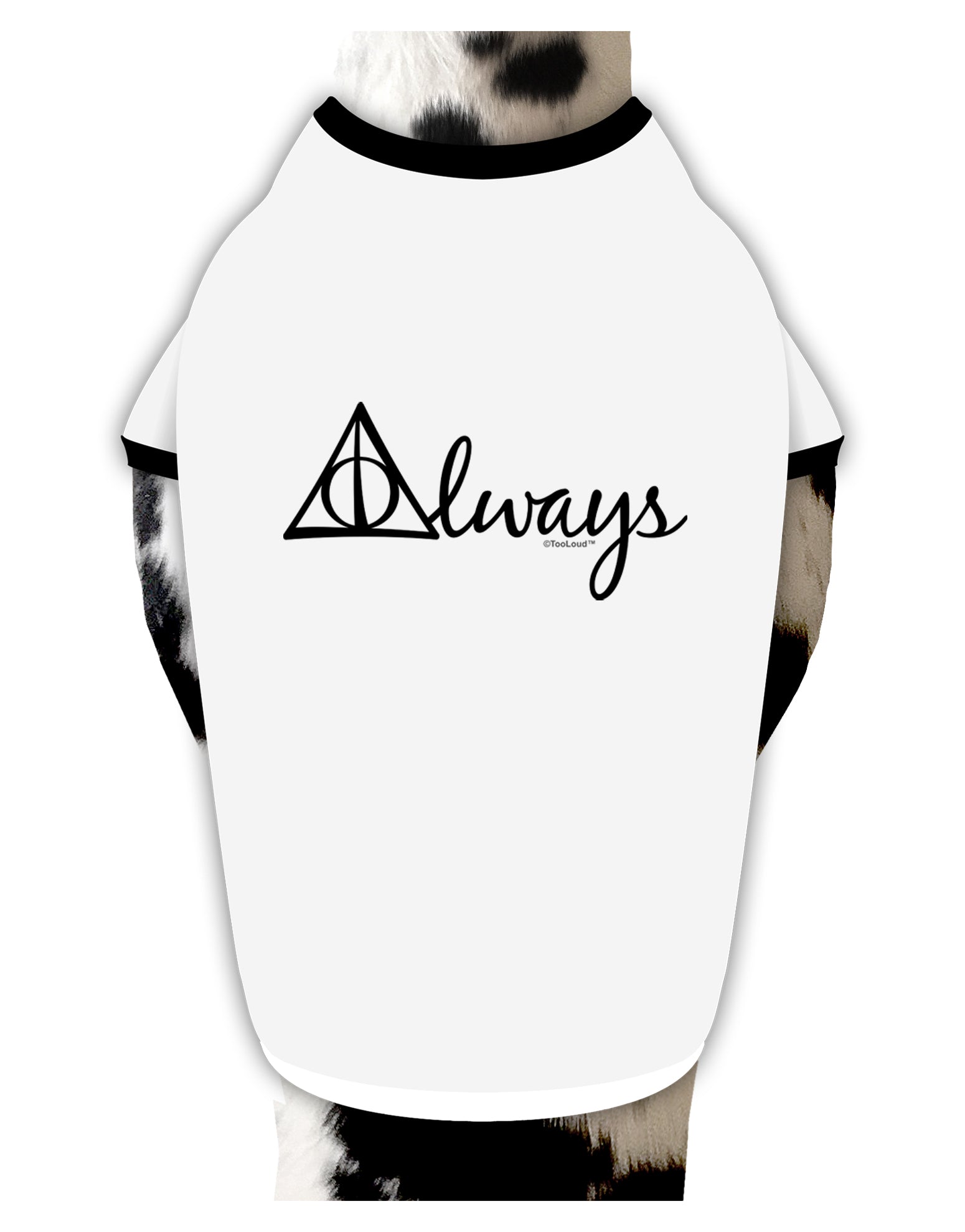 Always Magic Symbol Cursive Dog Shirt by TooLoud-Dog Shirt-TooLoud-White-with-Black-Small-Davson Sales