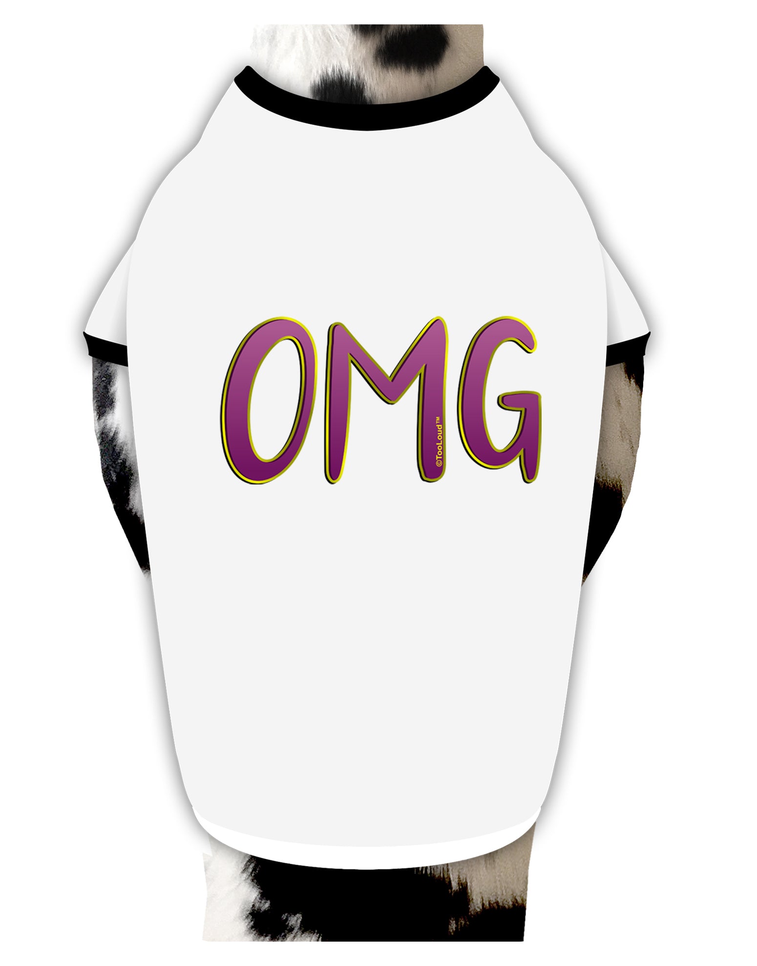 OMG Dog Shirt by TooLoud-Dog Shirt-TooLoud-White-with-Black-Small-Davson Sales