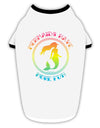 Mermaids Have More Fun - Beachy Colors Stylish Cotton Dog Shirt-Dog Shirt-TooLoud-White-with-Black-Small-Davson Sales