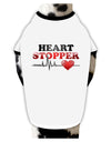 Heart Stopper Stylish Cotton Dog Shirt-Dog Shirt-TooLoud-White-with-Black-Small-Davson Sales