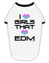 I Heart Girls That Heart EDM Stylish Cotton Dog Shirt-Dog Shirt-TooLoud-White-with-Black-Small-Davson Sales