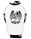 TooLoud Camp Half-Blood Pegasus Dog Shirt-Dog Shirt-TooLoud-White-with-Black-Small-Davson Sales