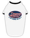 Trump No More Bull Stylish Cotton Dog Shirt-Dog Shirt-TooLoud-White-with-Black-Small-Davson Sales