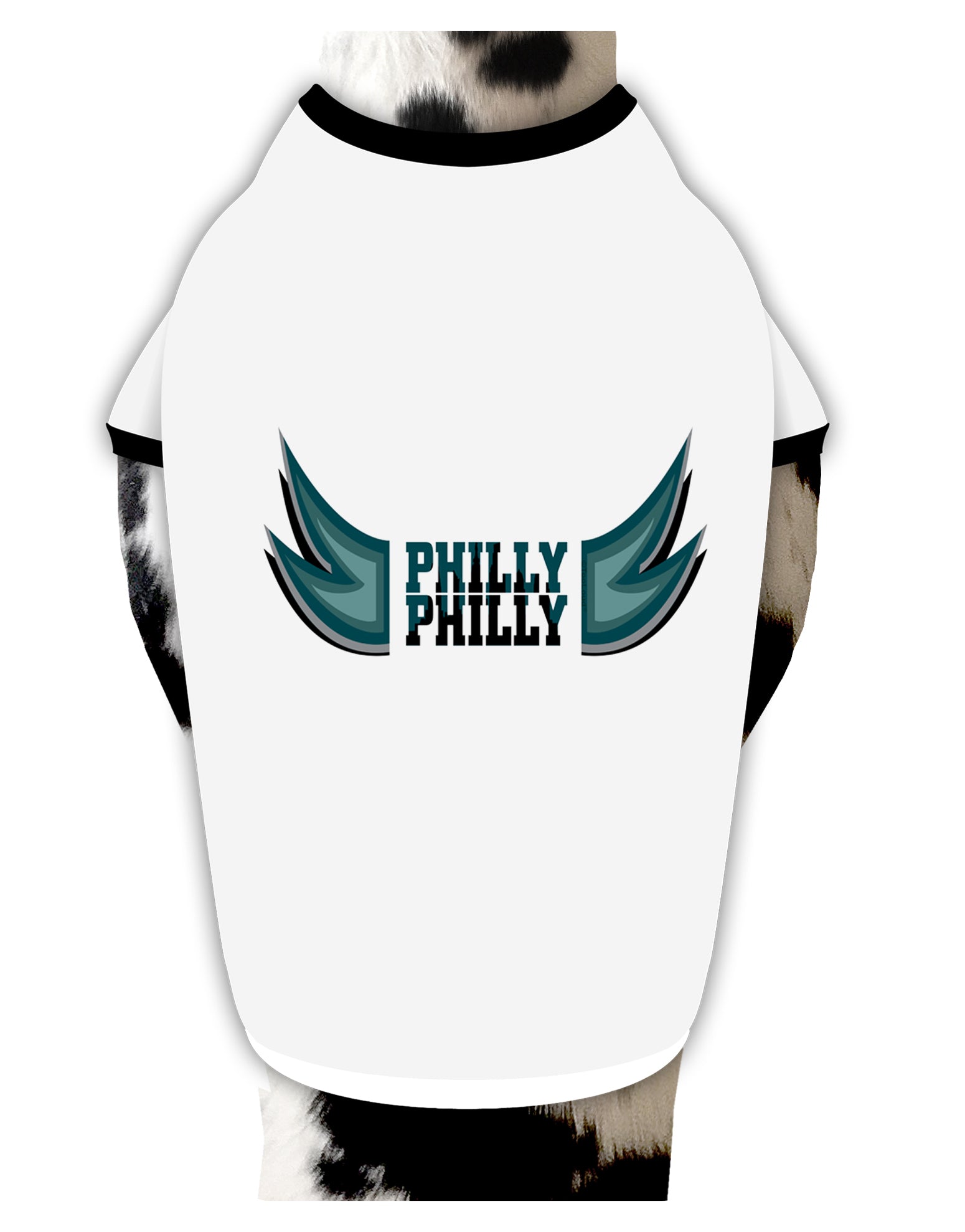 Philly Philly Funny Beer Drinking Dog Shirt by TooLoud-Dog Shirt-TooLoud-White-with-Black-Small-Davson Sales