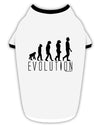 Evolution of Man Stylish Cotton Dog Shirt by TooLoud-Dog Shirt-TooLoud-White-with-Black-Small-Davson Sales