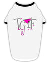 TGIF Martini Stylish Cotton Dog Shirt-Dog Shirt-TooLoud-White-with-Black-Small-Davson Sales