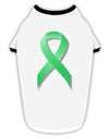 Celiac Disease Awareness Ribbon - Light Green Stylish Cotton Dog Shirt-Dog Shirt-TooLoud-White-with-Black-Small-Davson Sales