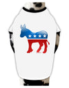 Democrat Bubble Symbol Stylish Cotton Dog Shirt by TooLoud-Dog Shirt-TooLoud-White-with-Black-Small-Davson Sales