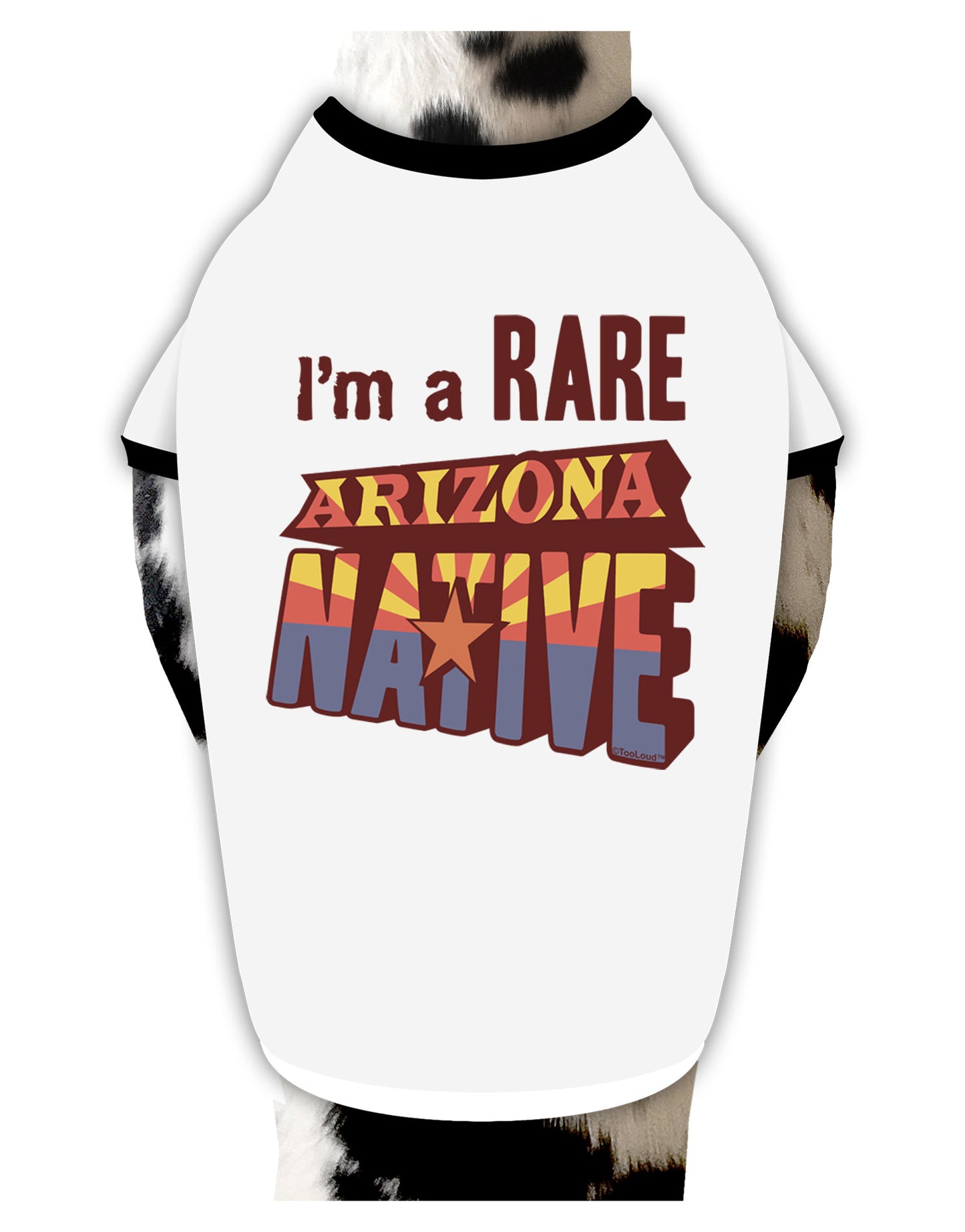I'm a Rare Arizona Native Dog Shirt-Dog Shirt-TooLoud-White-with-Black-Small-Davson Sales