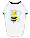 Cute Bee Stylish Cotton Dog Shirt-Dog Shirt-TooLoud-White-with-Black-Small-Davson Sales