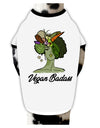 TooLoud Vegan Badass Dog Shirt-Dog Shirt-TooLoud-White-with-Black-Small-Davson Sales
