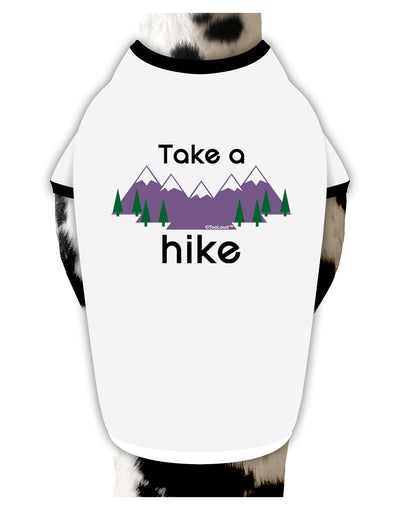 Take a Hike Dog Shirt-Dog Shirt-TooLoud-White-with-Black-Small-Davson Sales